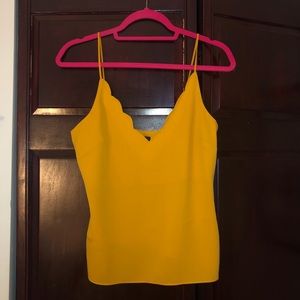 Scalloped tank top